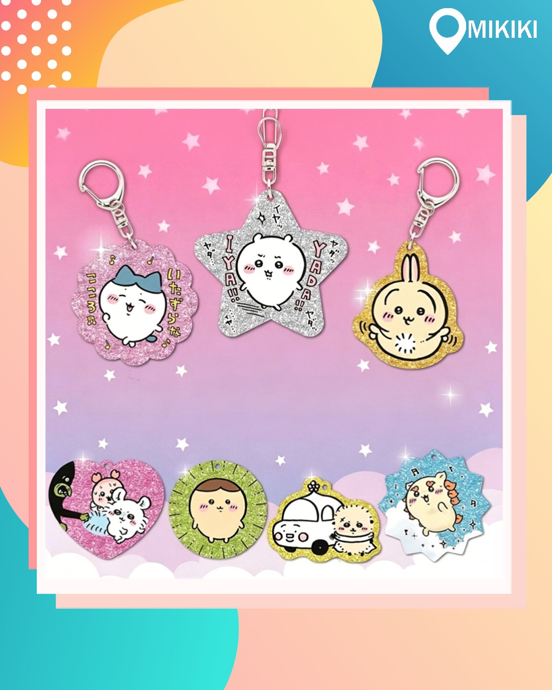 Mikiki — New member sign-up gives HK$20 gacha coupon. Buy 10 gachas get 1 free during opening period. Earn LDollar rewards with purchases.