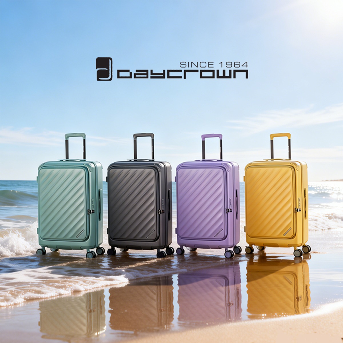 AEON — Flash pop-up store featuring luggage brands with exclusive in-store promotions. Try before you buy at Tuen Mun Plaza.