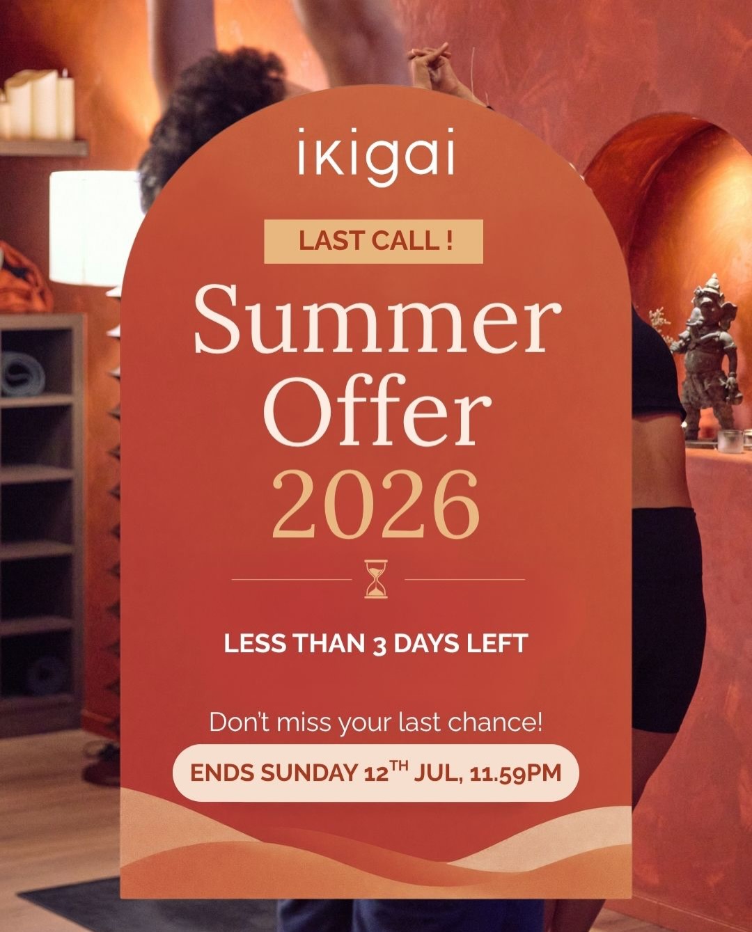 ikigai: Summer package deal with bonus classes and free Float Therapy session (HK$900…