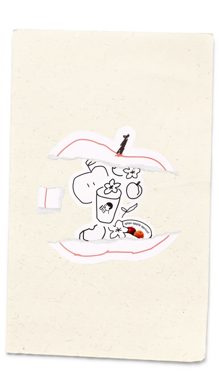 heytea — Buy Qilan Apple Apricot drink and receive a limited-edition sticker. While stocks last.