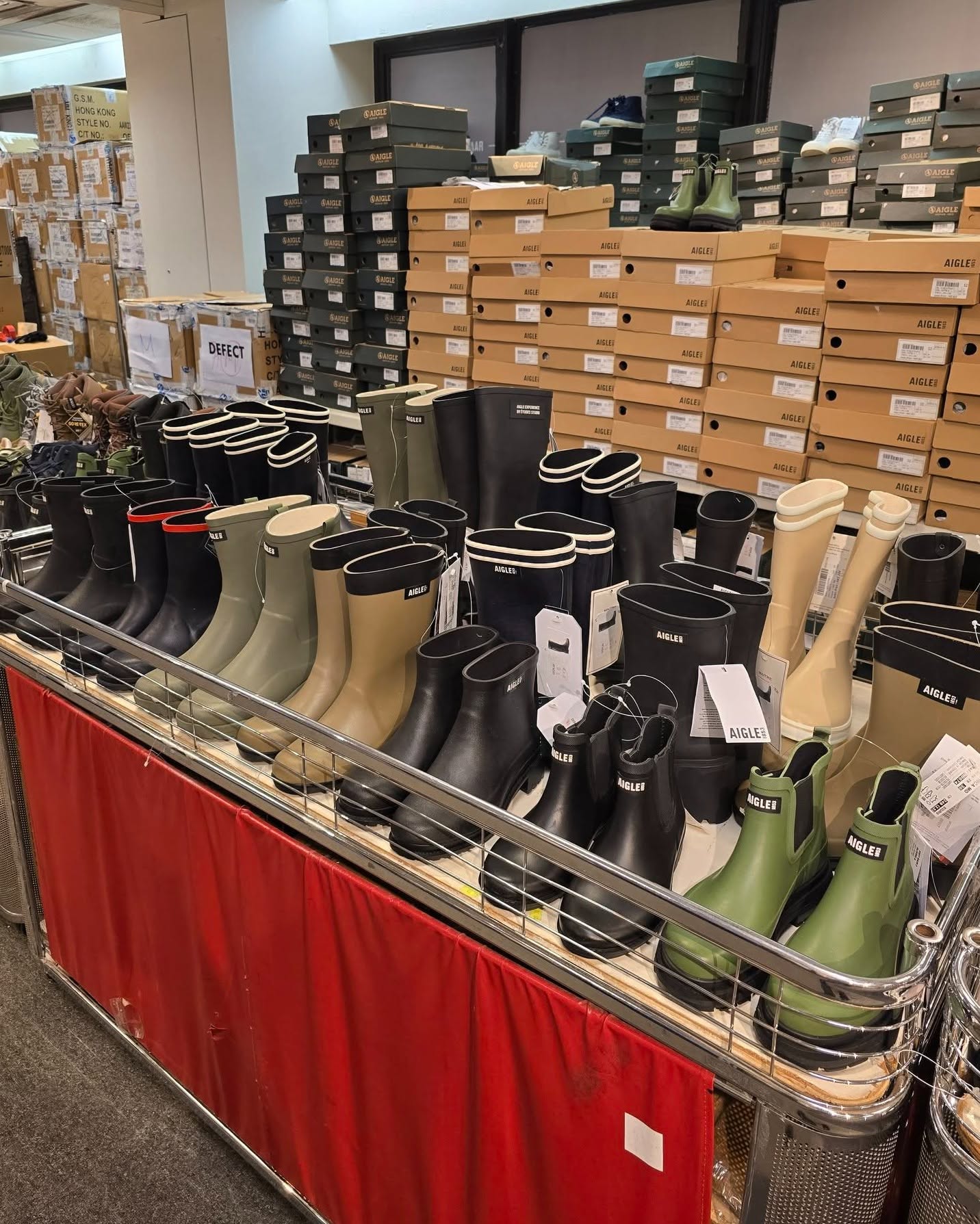 Harbour City Bazaar: AIGLE summer warehouse sale with fixed pricing on apparel and additional…
