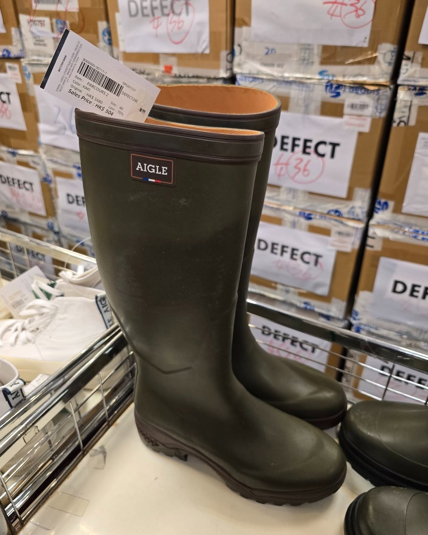 Harbour City Bazaar — AIGLE summer warehouse sale with fixed pricing on apparel and additional discounts on outerwear/accessories when buying 2+ items.