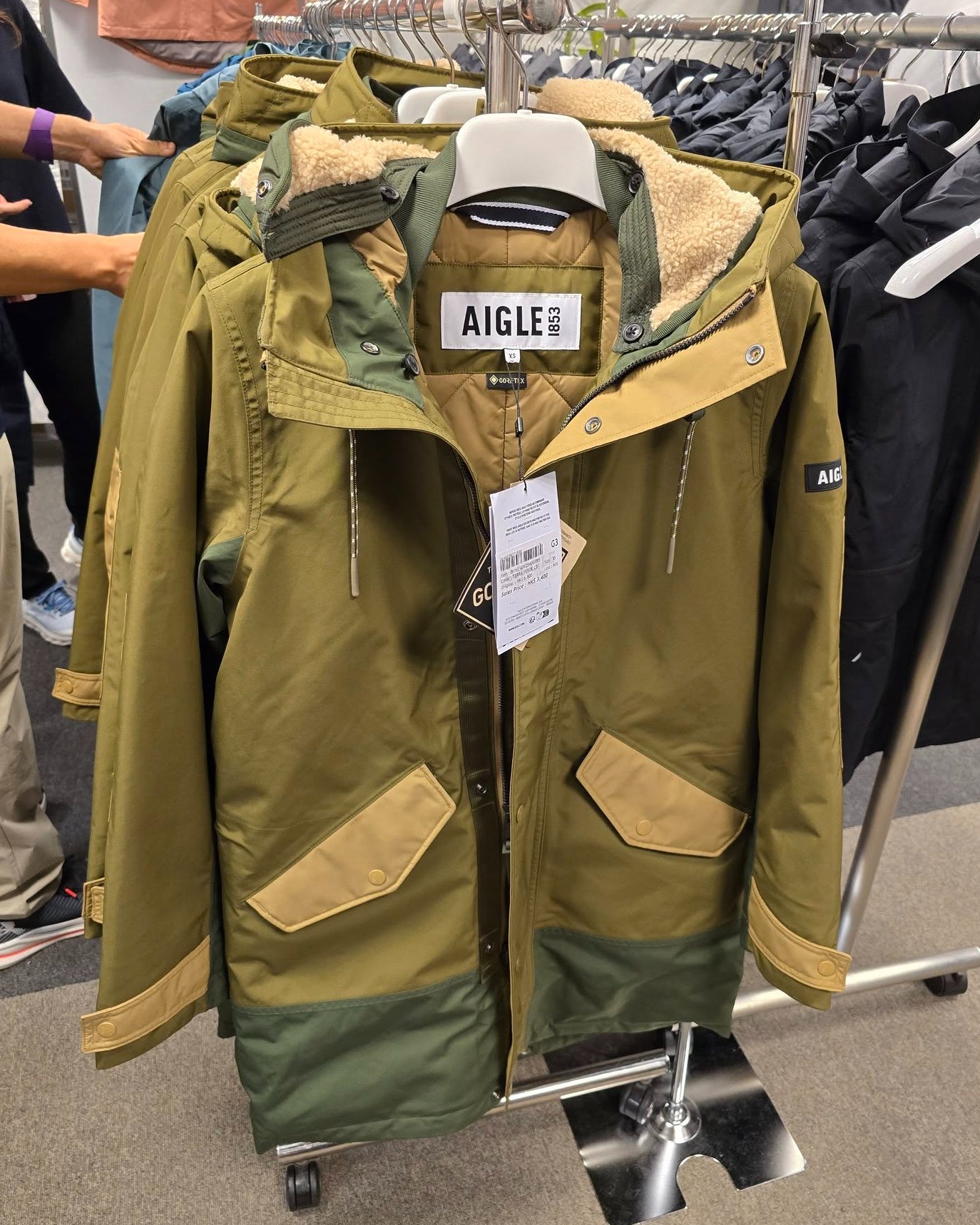 Harbour City Bazaar — AIGLE summer warehouse sale with fixed pricing on apparel and additional discounts on outerwear/accessories when buying 2+ items.