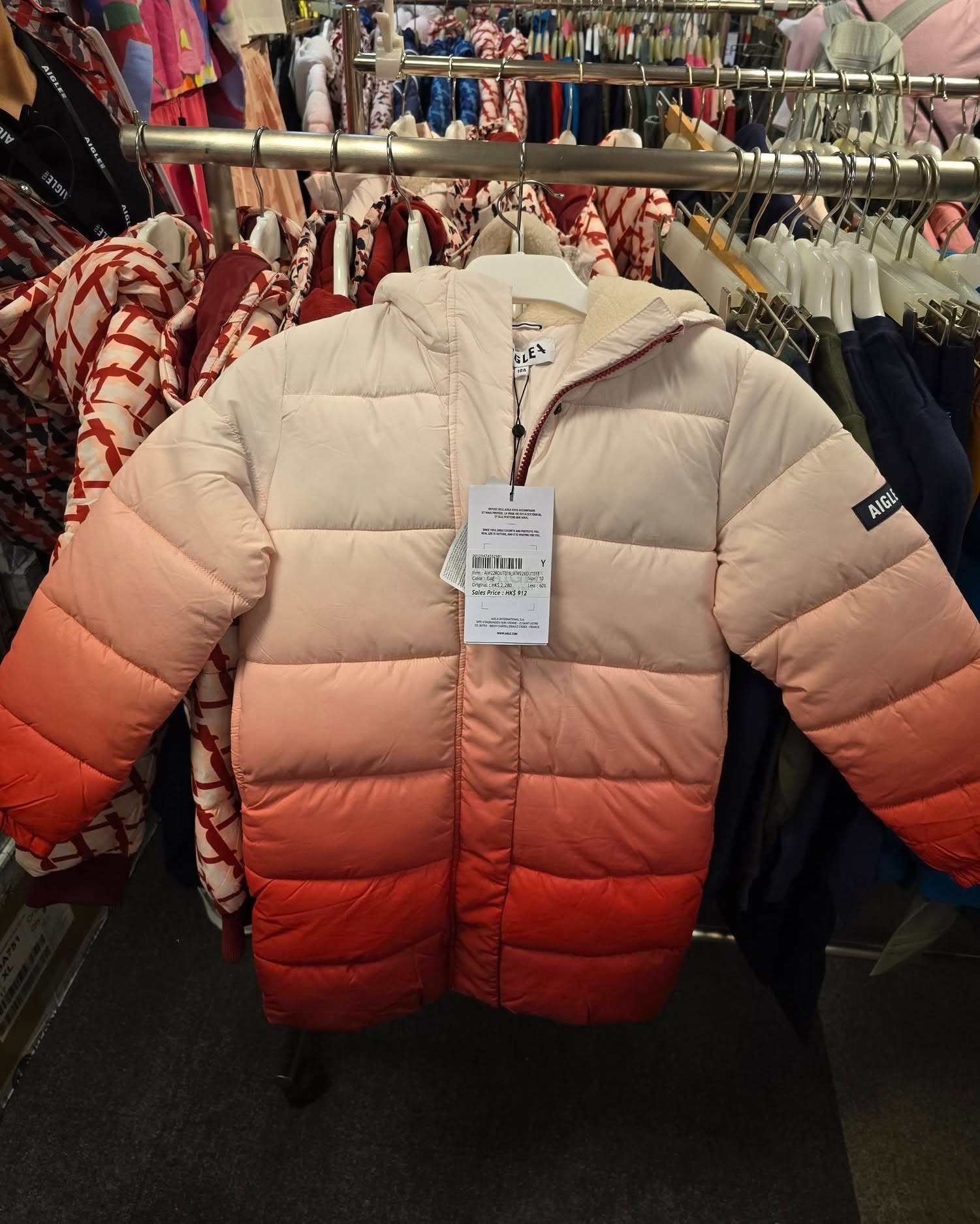 Harbour City Bazaar — AIGLE summer warehouse sale with fixed pricing on apparel and additional discounts on outerwear/accessories when buying 2+ items.