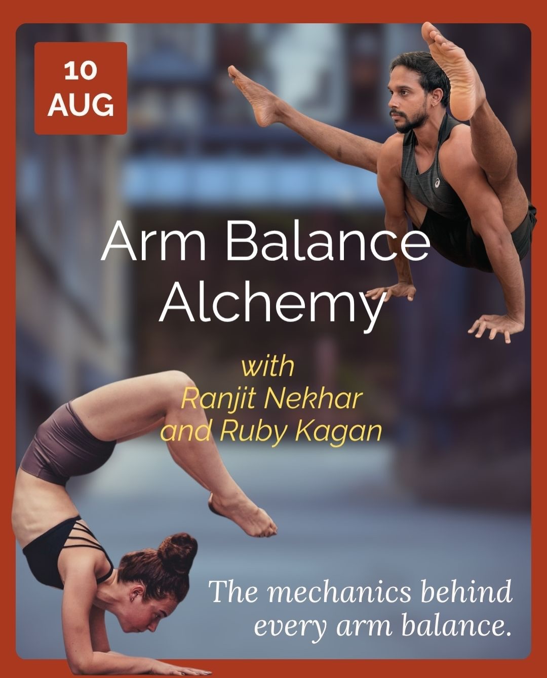 ikigai — Early bird pricing for arm balance workshop: HK$980 instead of HK$1,280 until 28 July.