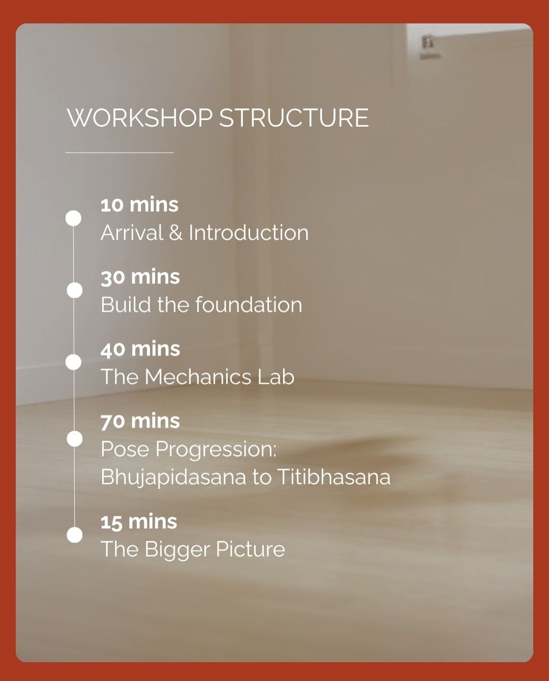 ikigai — Early bird pricing for arm balance workshop: HK$980 instead of HK$1,280 until 28 July.