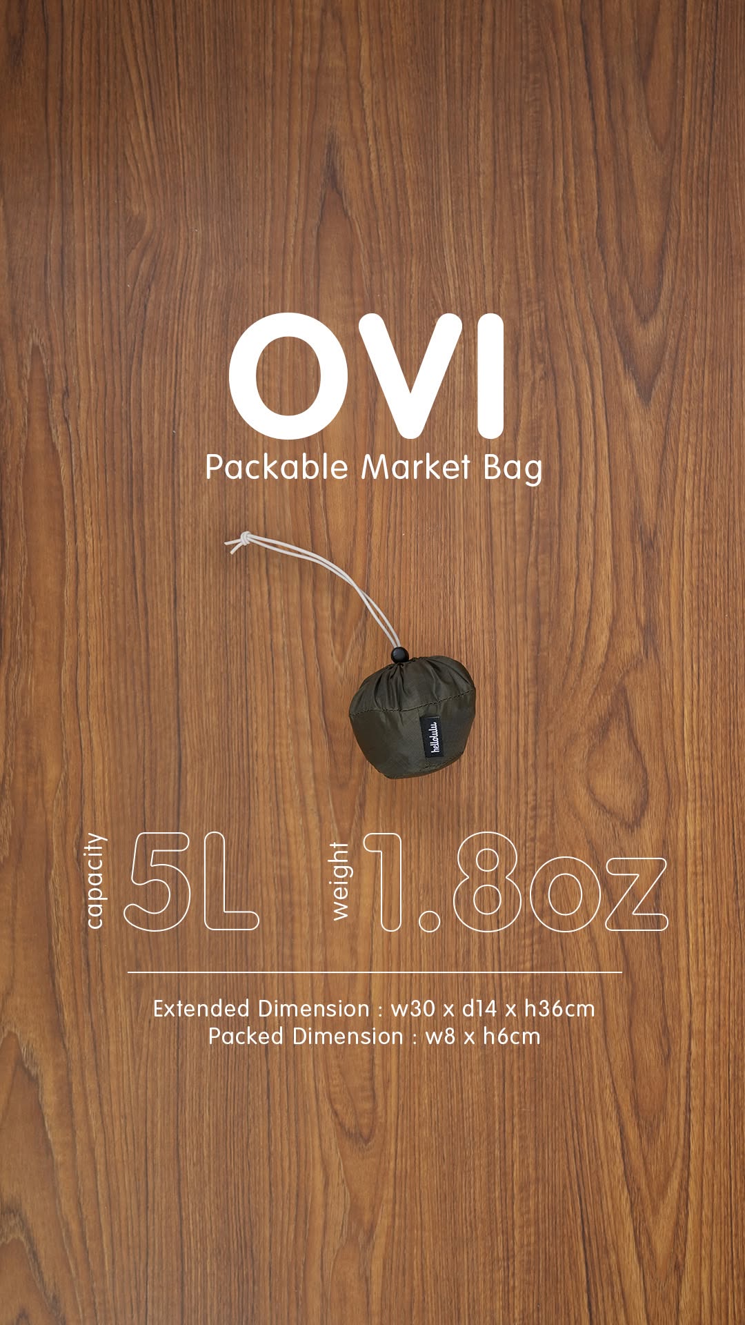 hellolulu — Free OVI reusable bag with minimum spend of HK$850