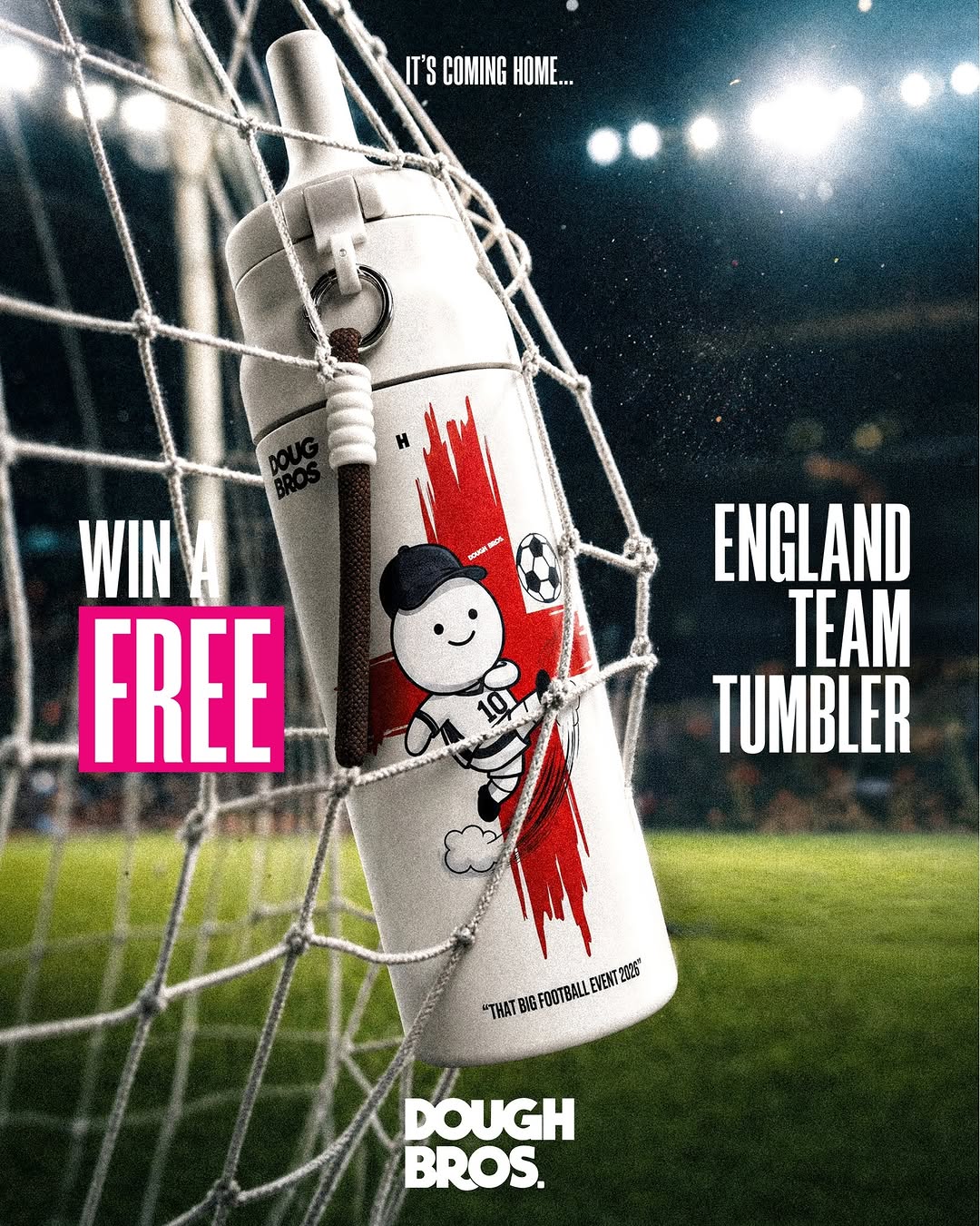 Dough Bros: Win 1 of 50 free Doughy water bottles. Enter by following, liking, tagging 3…