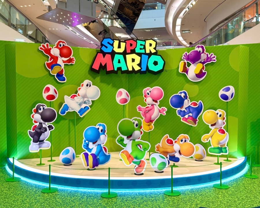 festival walk: Free Yoshi paper hats and fans daily while stocks last at this Nintendo Switch…