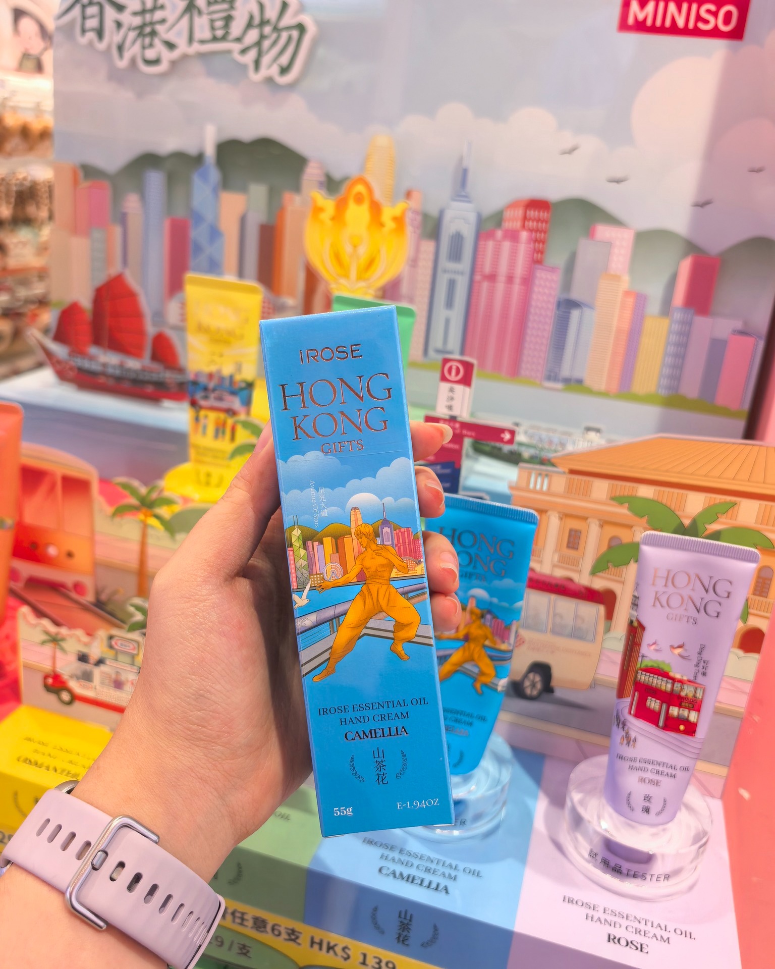 miniso — Buy hand creams at tiered pricing: 1 for HK$29, 2 for HK$49, or 6 for HK$139.