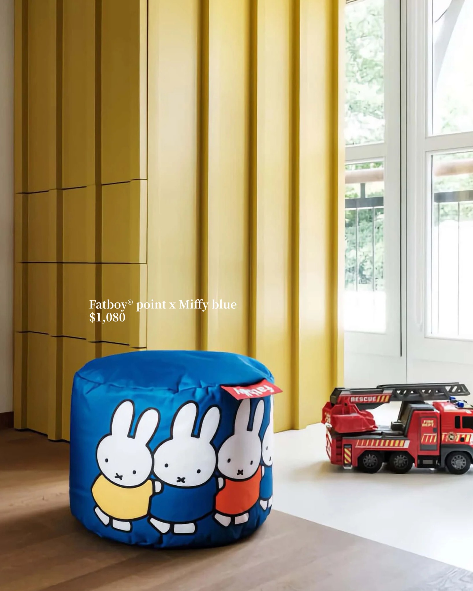 homeless — Limited-time discount on Fatboy x Miffy products. Lamp reduced from HK$1,080 to HK$917.