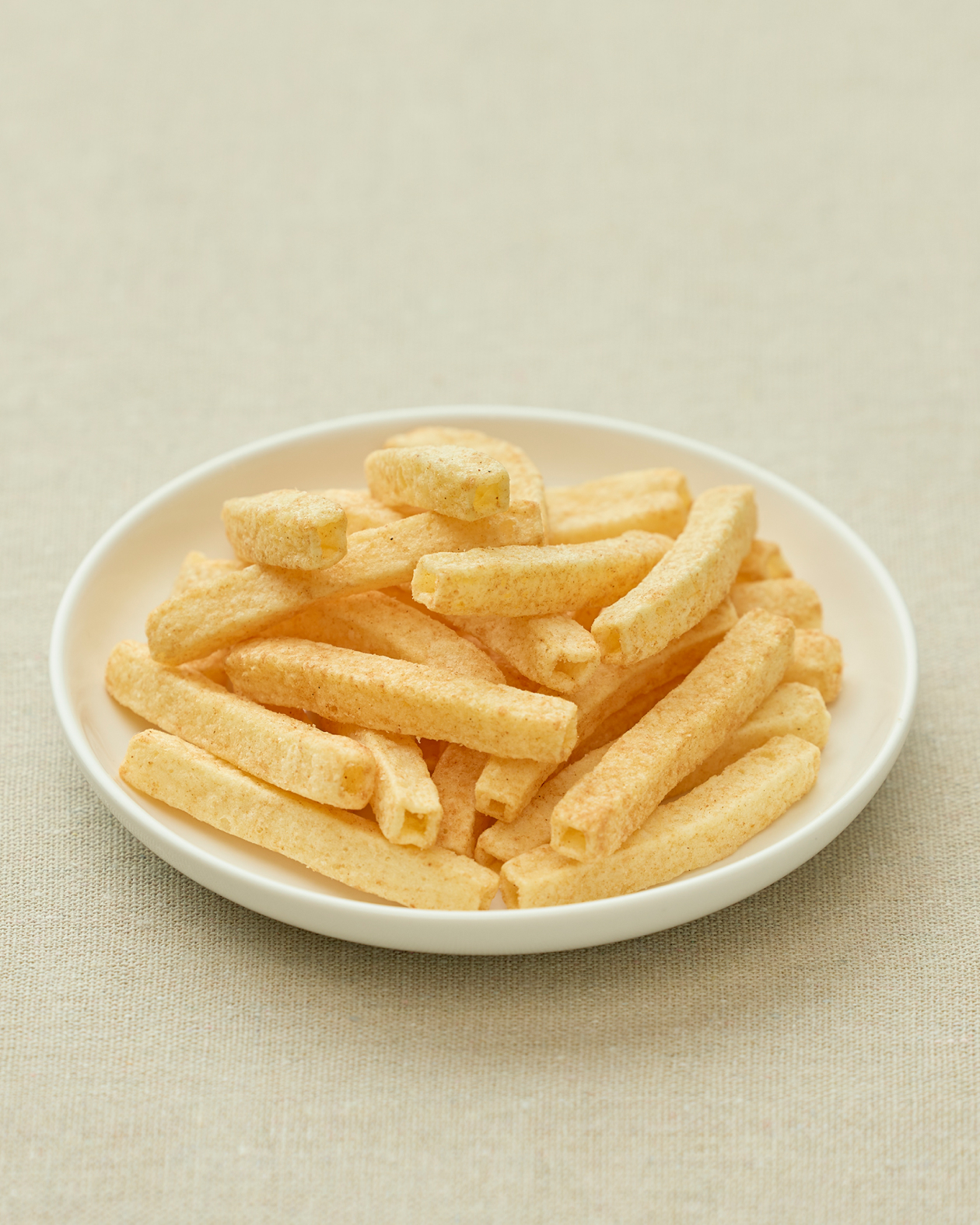 MUJI — 10% off pasta-shaped potato snacks in 3 flavors. Valid until September 6, while stocks last.