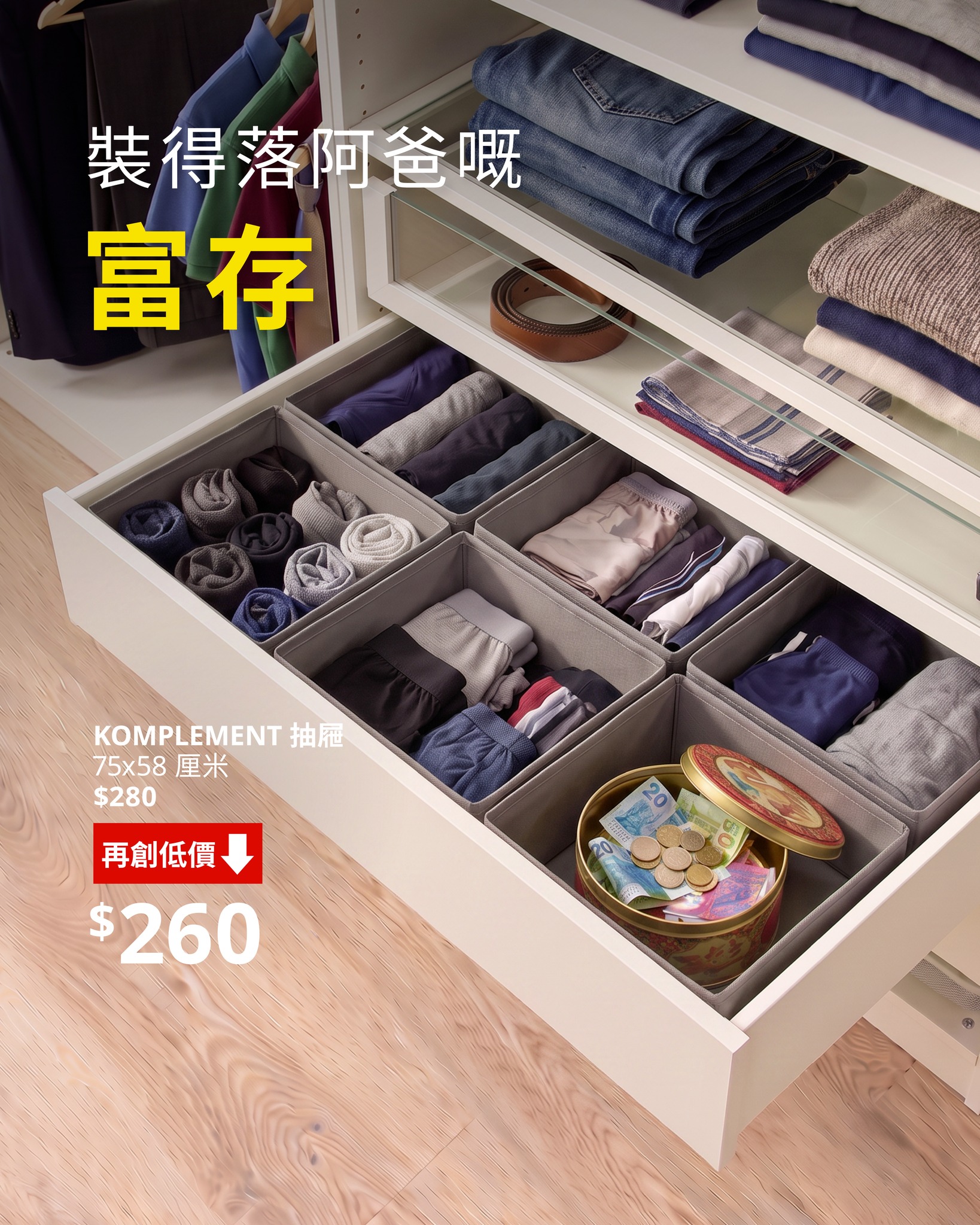IKEA — Delivery fee reduced to HK$40 for orders under HK$400.