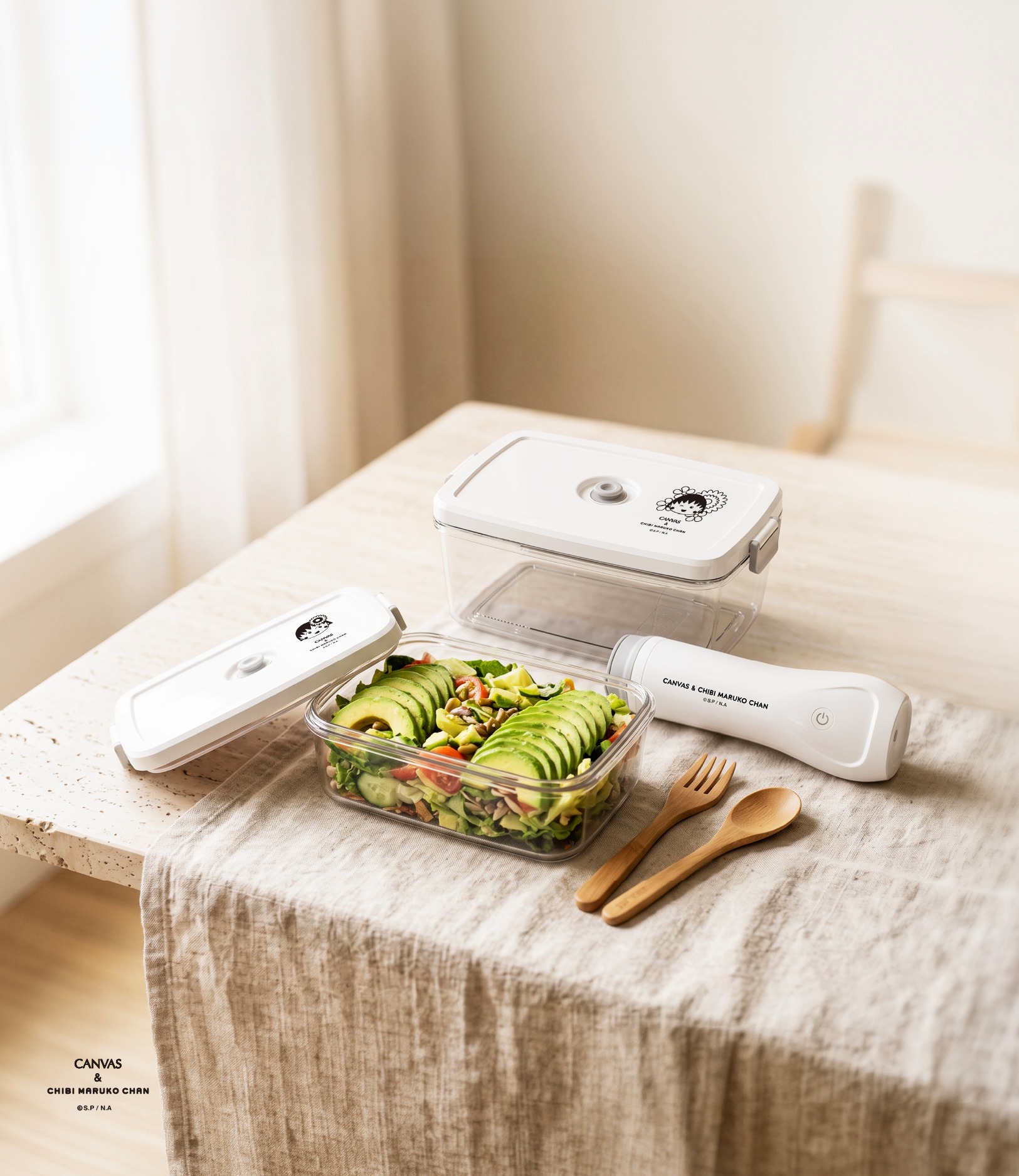 Spend HK$1,080 to receive Maruko vacuum container set, travel cup, and summer fan.