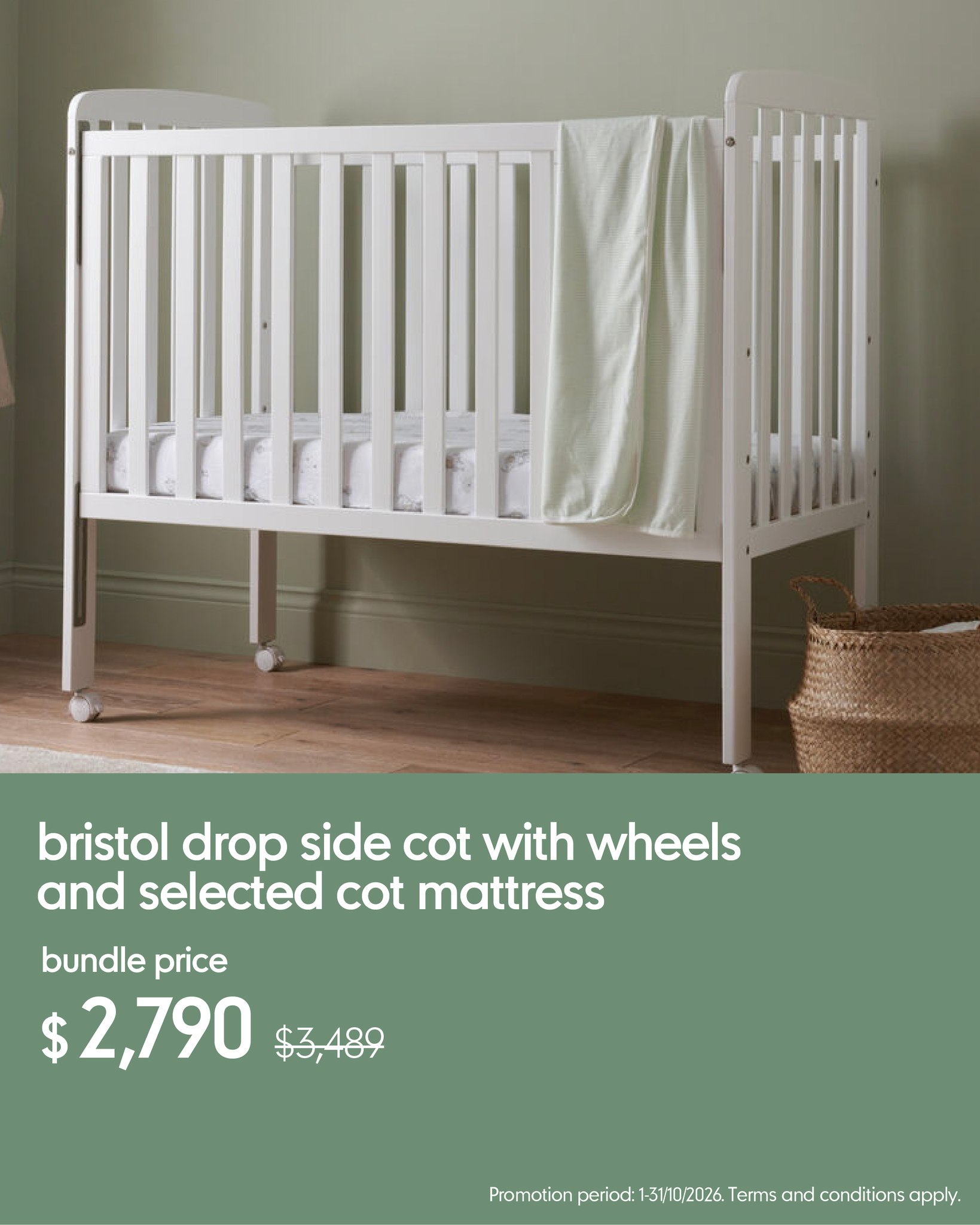 Mothercare Hong Kong — Up to 30% off selected cot/cotbed and bedding bundles in-store and online.