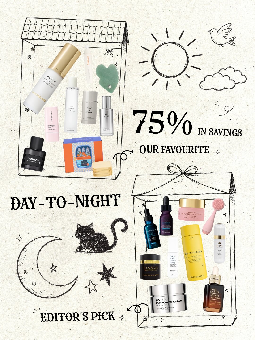 lane crawford — Limited-edition beauty advent calendar with 18 full-size products offering over 70% in savings.