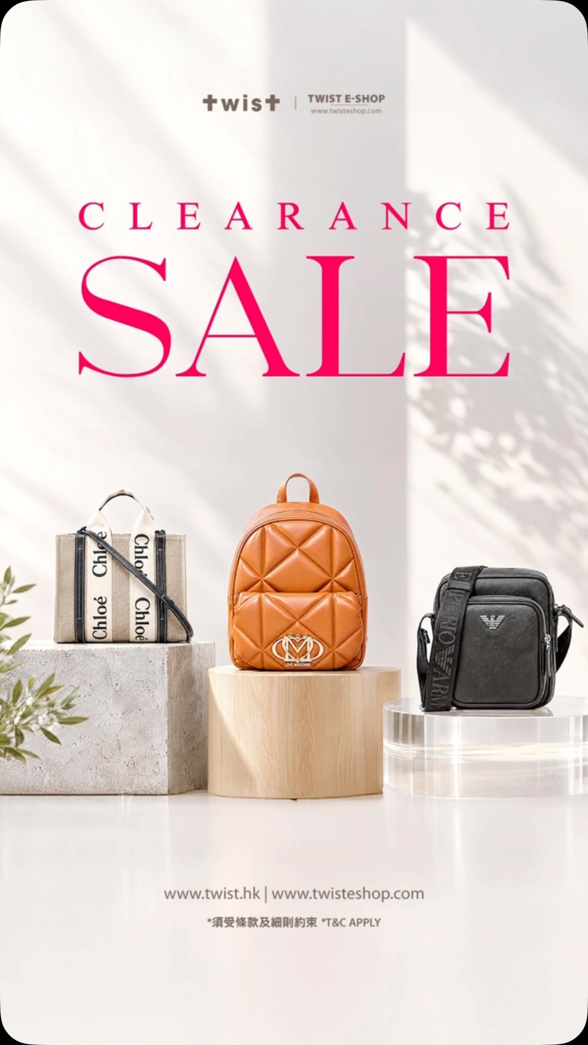 Storewide 50% off, selected designer handbags up to 80% off. Limited quantities, while stocks last.