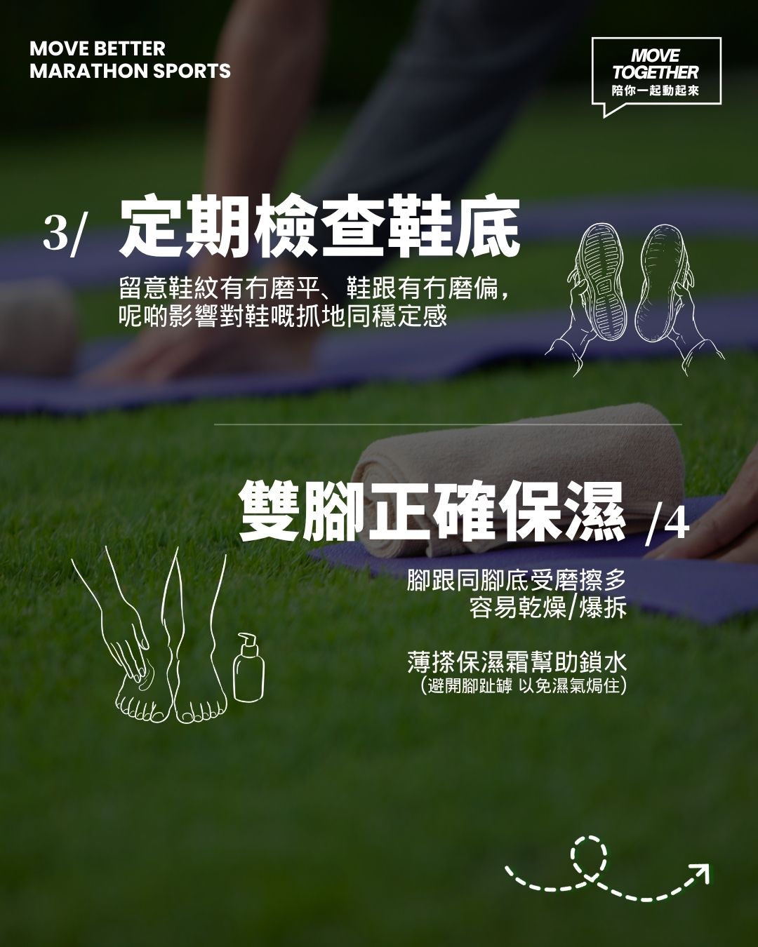 marathon sports — Free foot assessment at Marathon Sports intelligent foot testing station. Simple 3-step WhatsApp booking process.