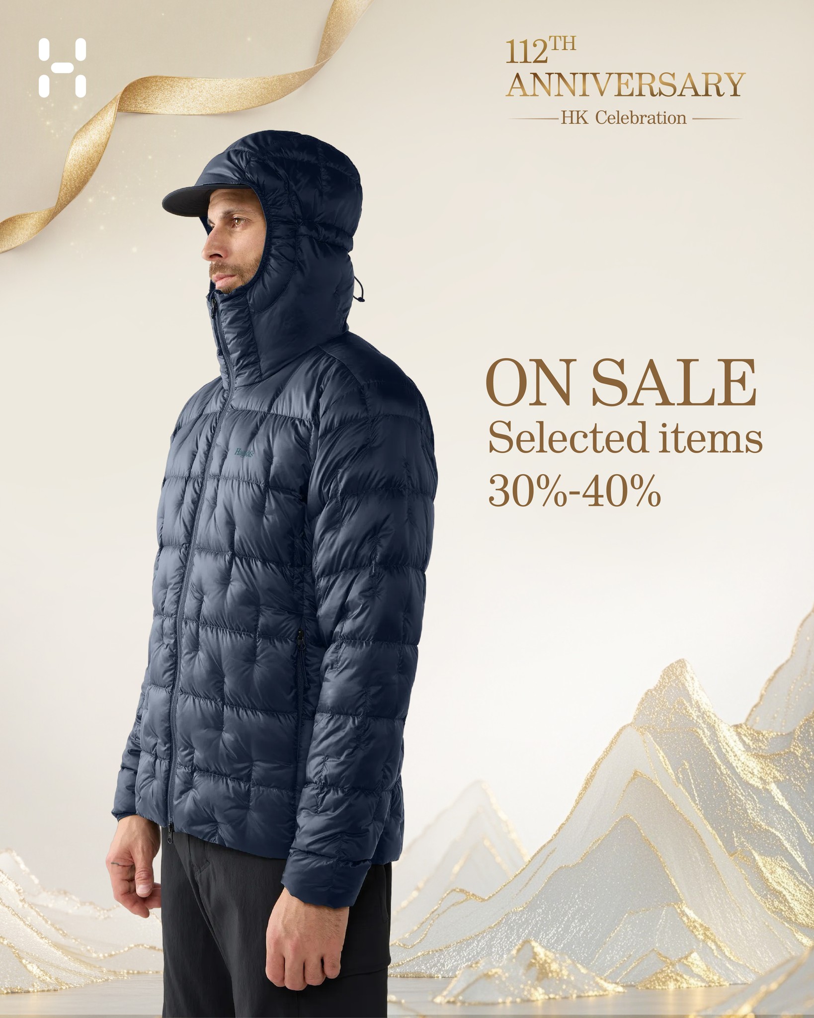 Selected down jackets, ski waterproof clothing, and outdoor quick-dry tees up to 40% off; some styles up to 60% off.
