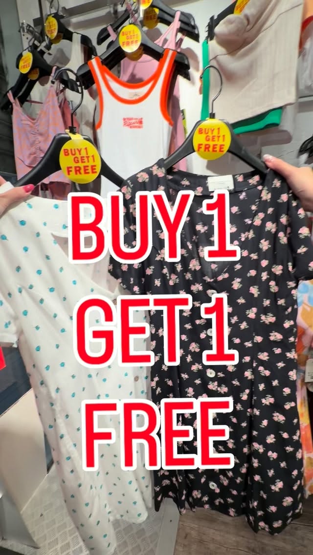 Buy 1 Get 1 Free on selected items. Final clearance opportunity at Sai Kung location.