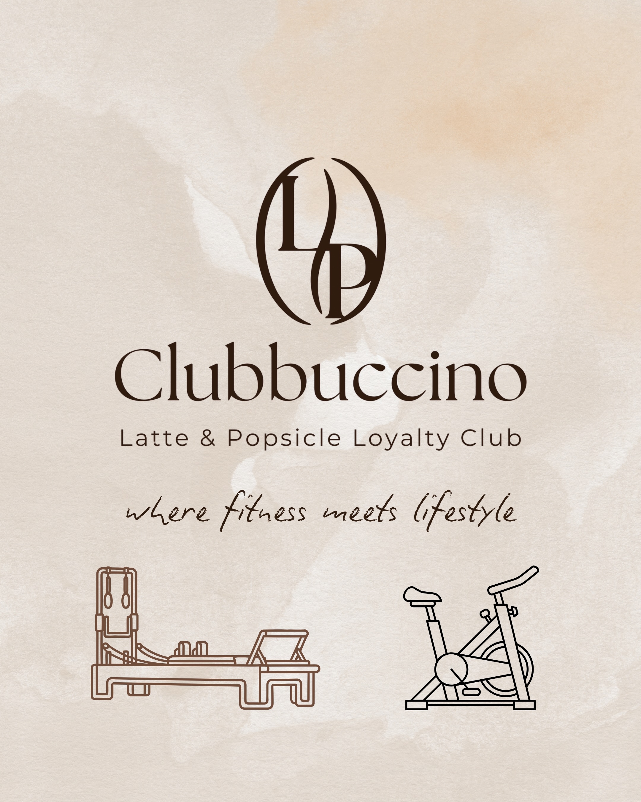 Join Clubbuccino loyalty club with tiered membership benefits and exclusive member-only discounts unlocked by class attendance.