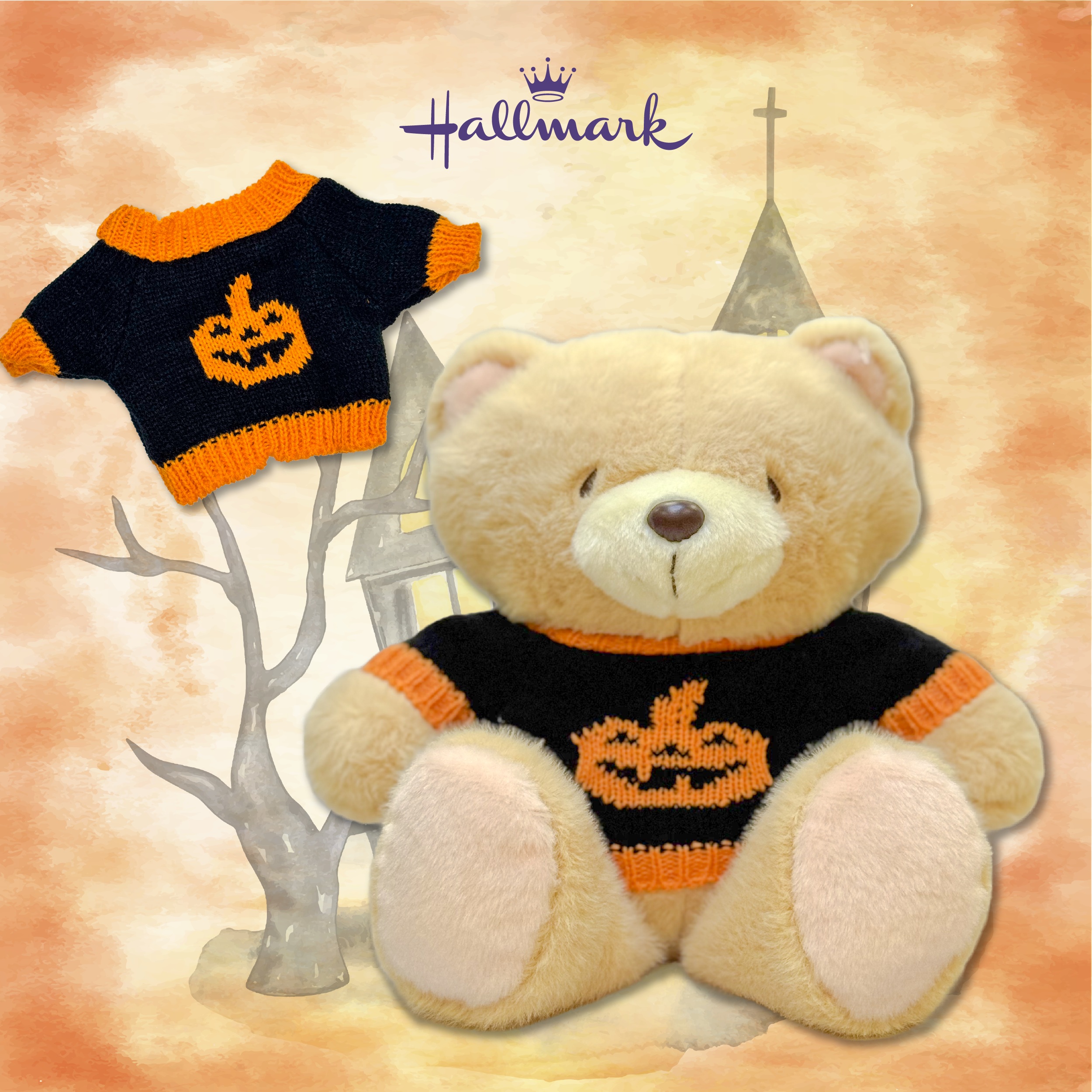 Buy Forever Friends 8" bear, get free limited Halloween sweater. Limited quantity, in-store only.