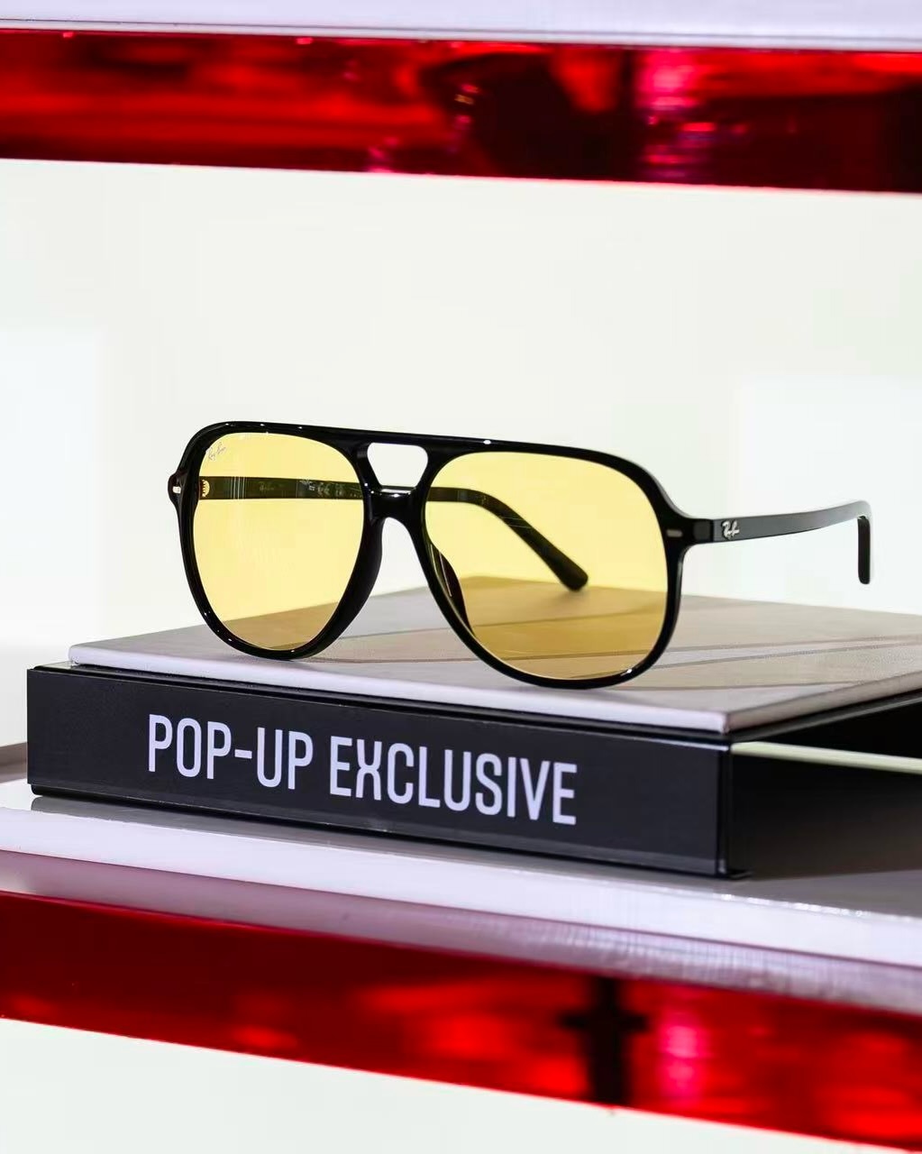 lenscrafters — Pop-up store with AI photo booth, free glasses-case engraving with purchase, and DIY bracelet workshop with select eyewear purchase.