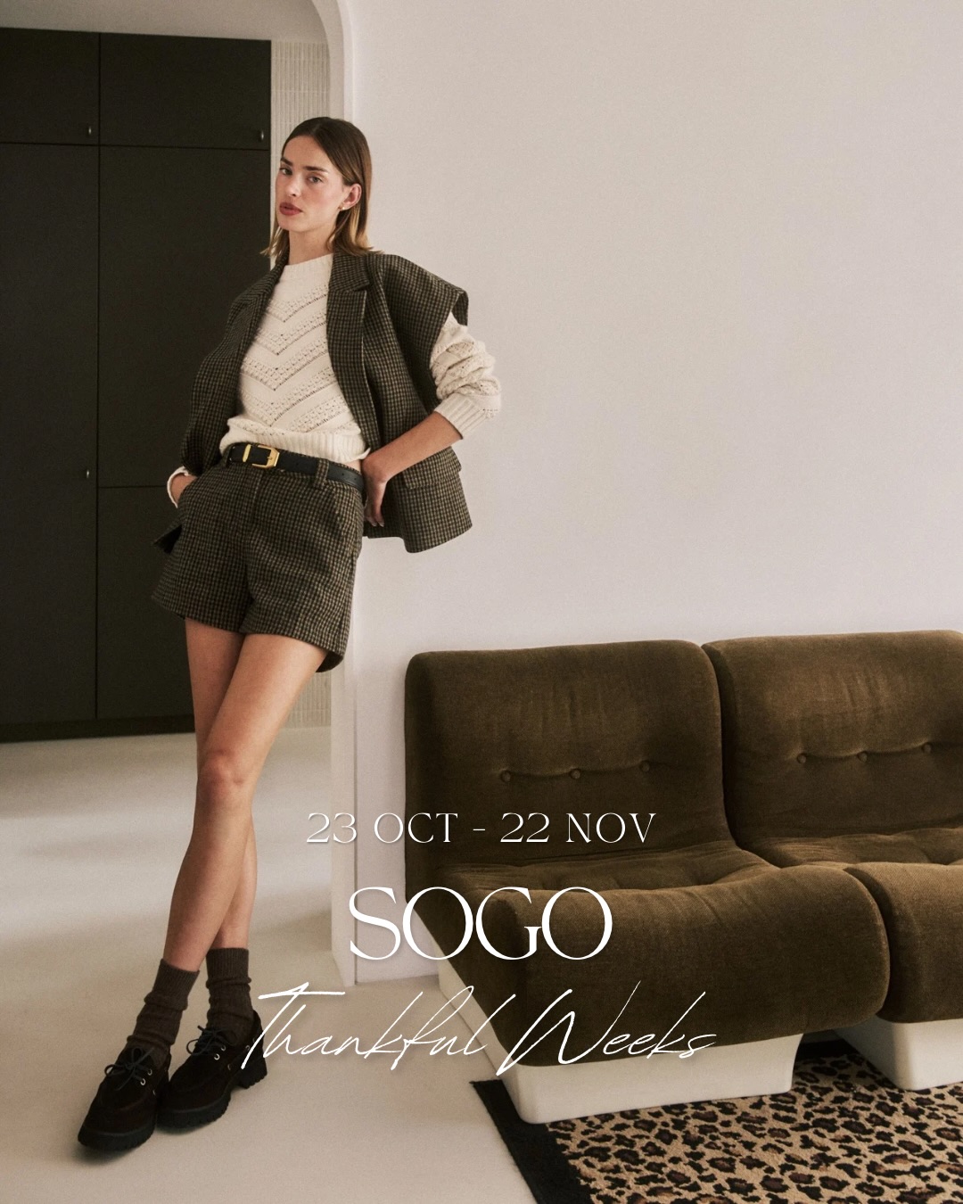 Buy 1 piece get 15% off, buy 2 pieces get 30% off on Suncoo French Chic collection.