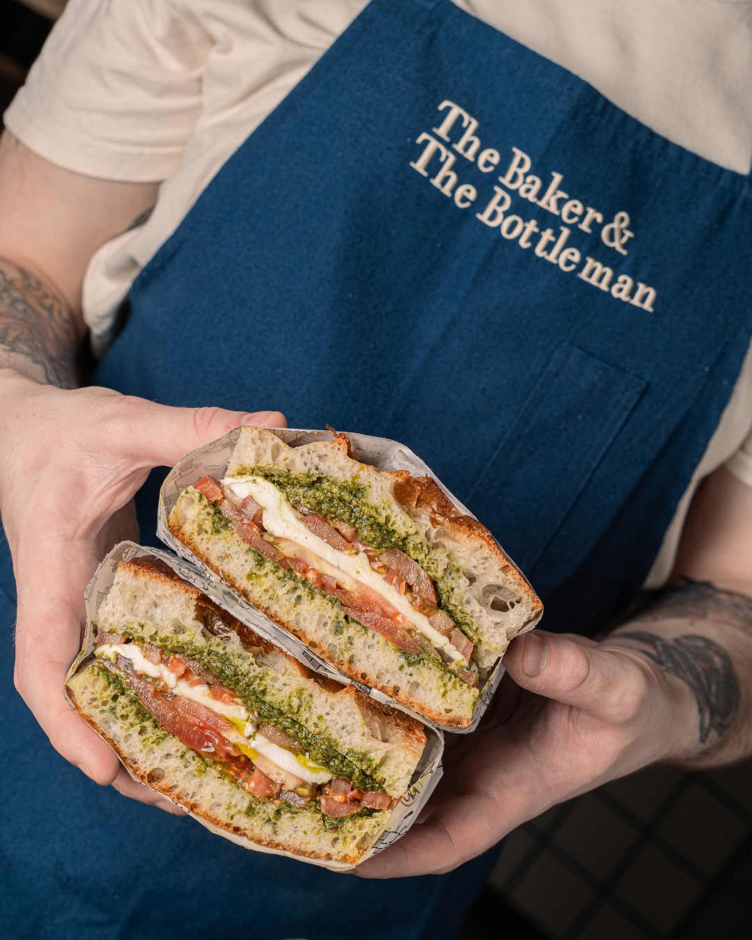 The Baker & The Bottleman — Buy any artisan full sandwich, get a free slice of signature Banana Bread.