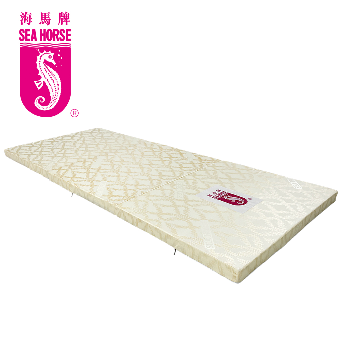 sea horse — Crystal tri-fold mattress at 35% off.