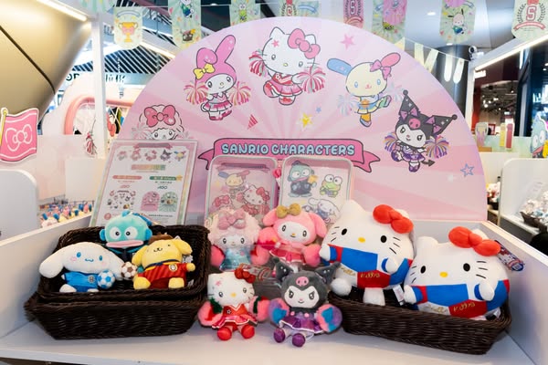 Langham Place — Free Sanrio sticker + redeemable metal keychain with minimum spend at pop-up.