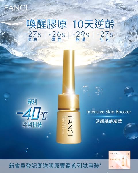 New members receive 3-day trial set of Collagen Plumping Series upon registration.