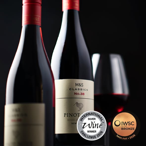 Marks and Spencer — Buy 2+ award-winning wines in-store for 20% off, or up to 25% off online/app.