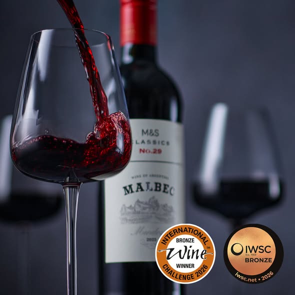 Marks and Spencer — Buy 2+ award-winning wines in-store for 20% off, or up to 25% off online/app.