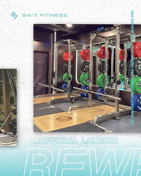 24/7 fitness — Free trial experience session for new members at the newly opened To Kwa Wan branch.