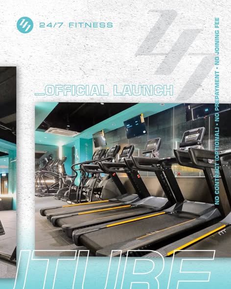 24/7 fitness — Free trial membership available for new members at the newly opened Cheung Chau branch.