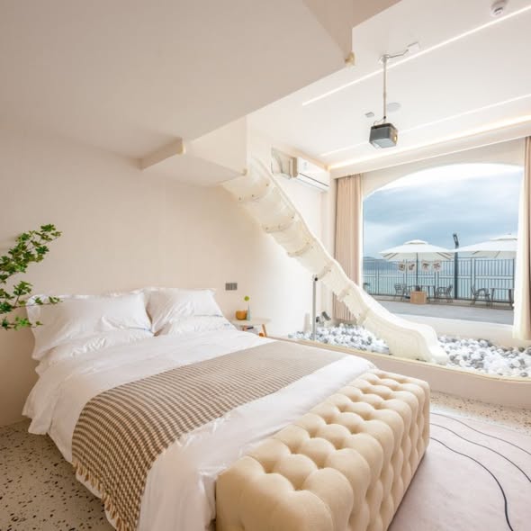 Trip.com — Beachfront rooms with breakfast starting from HK$727 per night; family rooms with slides from HK$11XX.