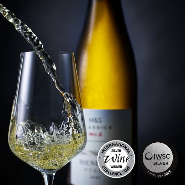 Marks and Spencer — 20% off 2+ award-winning wines in-store; up to 25% off online and app.